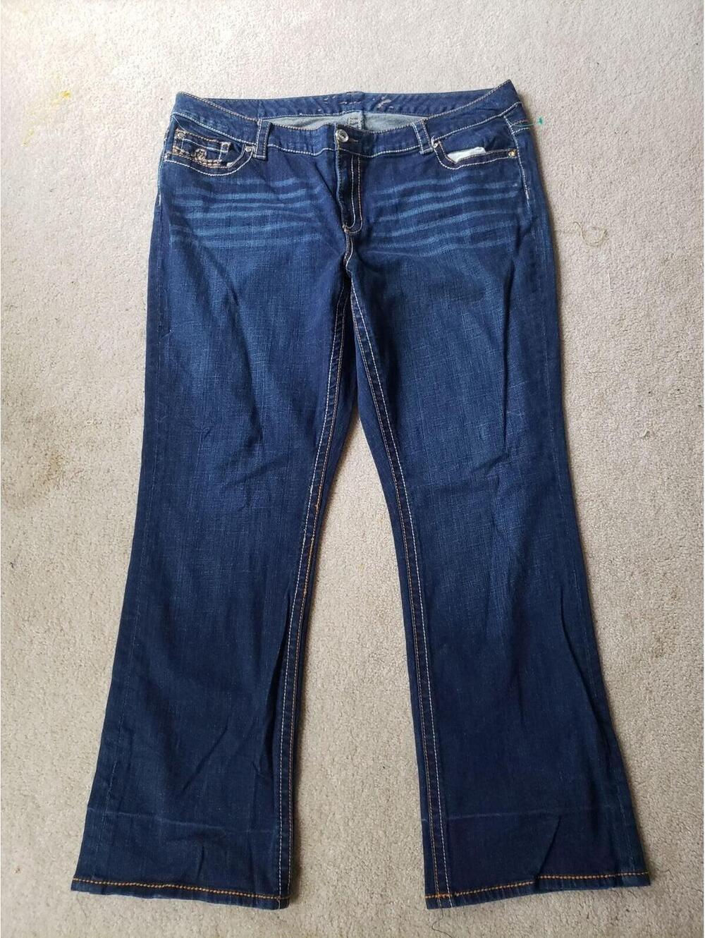 Seven7 Jeans Plus Size 24 Blue Womens Blue Denim